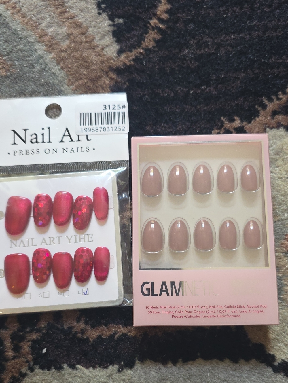 Glamnetic Nude Press-On Nails – Fall Mauve